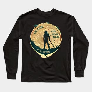 The Wolf - Evil is Evil Long Sleeve T-Shirt